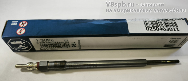 0250403011 Свеча накаливания 3.0 DIS