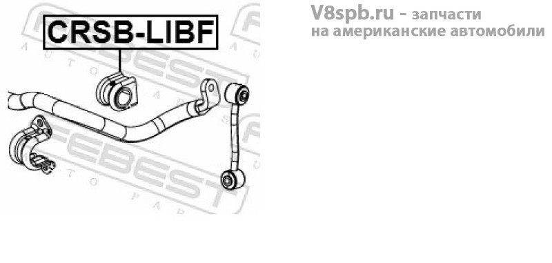 CRSBLIBF Втулка переднего стабилизатора 31.2 мм