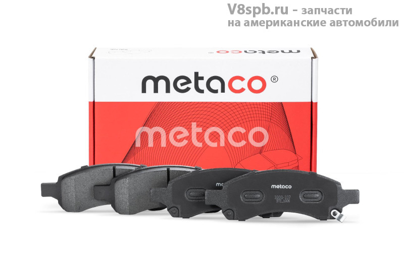 3000337 Колодки тормозные передние к-кт METACO