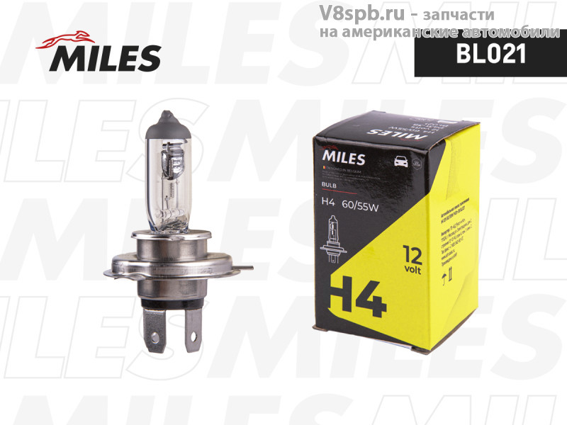 BL021 Лампа H4 12V 60/55W P43t MILES