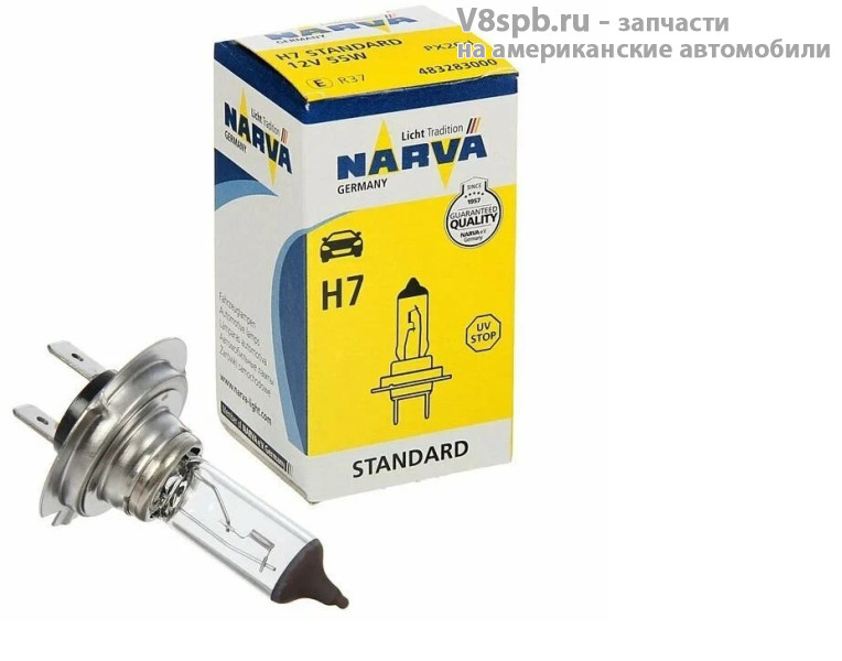 483283000 Лампа H7,цоколь PX26d, 12V, 55W ближний Narva