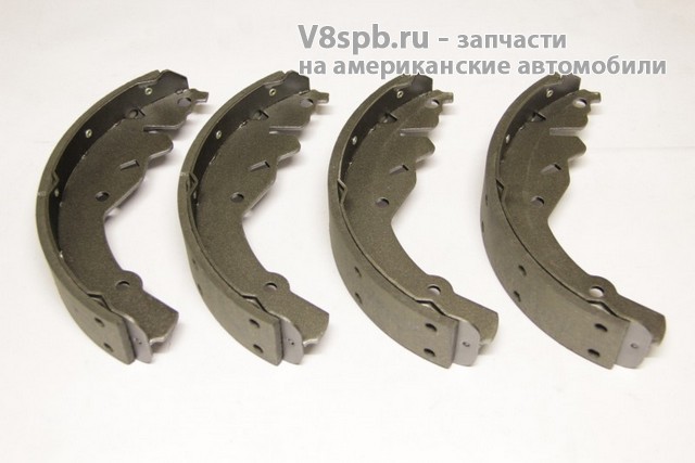 759PG Колодки тормозные задние барабанные 228mm (9