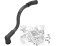 68105838AB Трубка вентиляции картерных газов DIRECT PARTS