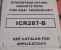 ICR287B Комплект прокладок впускного коллектора (8шт) 4,7