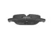 3010052 Колодки тормозные задние дисковые к-кт, Metaco