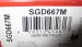 SGD667M Колодки тормозные, задние, дисковые