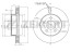 BS-5727 Диск тормозной, передний ZEKKERT